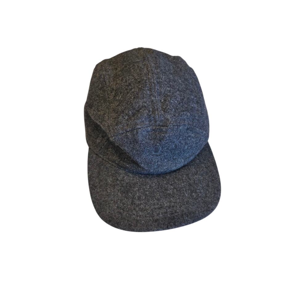 Pendleton Gray Hat Cap Fitted Mens Large Wool Winter Ear Flap Made in USA EUC